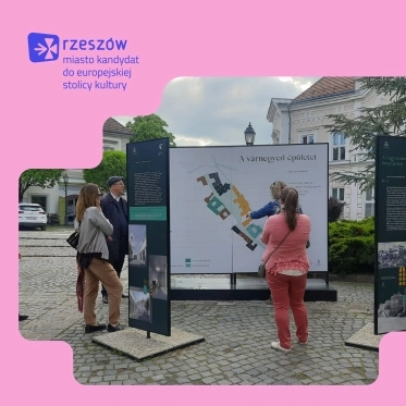 Veszprem, Hungary, this year's European Capital of Culture. At the invitation of the city authorities, the team preparing #ESK2023 and #ECoCFamily, the team led by Katarzyna Pawlak, Director of the Department of Culture and National Heritage of the Rzeszo